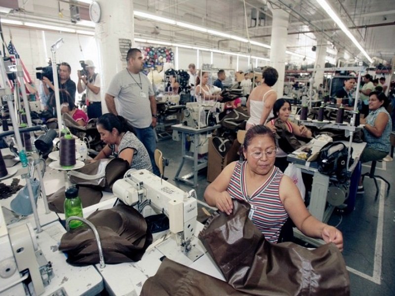 Workers Rights - Low-wage garment workers at an L.A. factory